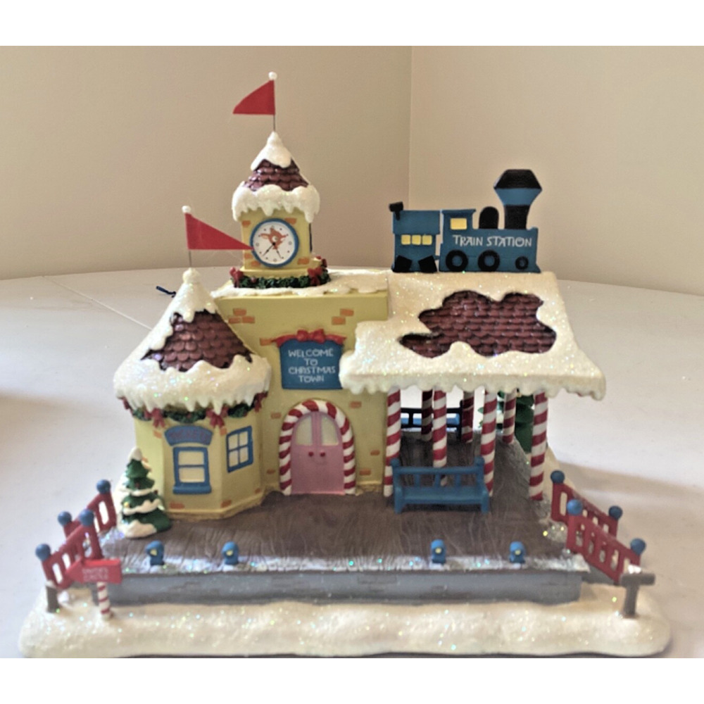 Rudolphs Christmas Town Train Station-Hawthorne Villages